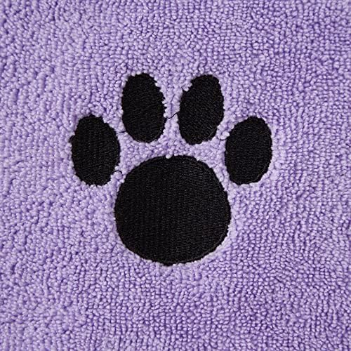 Bone Dry Pet Grooming Microfiber Towel, Embroidered Collection