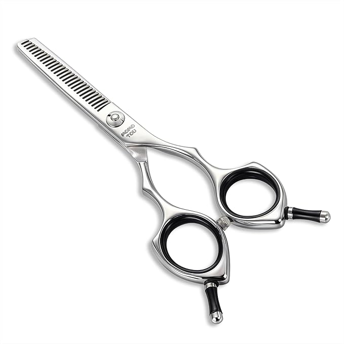 Dog Grooming Scissors 5 inch Small Thinning Scissors Super Light Professional 440C Stainless Steel Pet Shears for Trimming Face and Paws Nose Ear Easy Use.