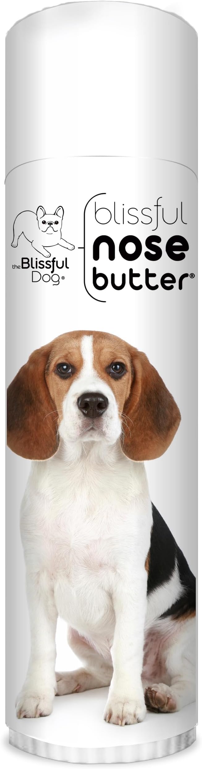 The Blissful Dog Beagle Nose Butter for Dry, Cracked Skin, Lick-Safe Dog Nose Balm with Moisturizing Shea Butter, Almond, Olive, and Essential Oils, Pet Supplies, Uncented, 0.50 oz.