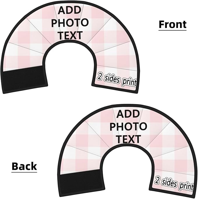 Custom Cat Cone Collar Soft Post-Surgery Comfort Pet Recovery Collar for Spay Safety Elizabethan Collar