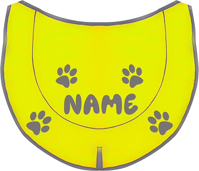 Custom Reflective Dog Vest High Visibility Reflective Jacket for Dogs Hunting Safety Gear with Elastic Strap & Clasp, Comfortable, Perfect for Day and Night Walks!