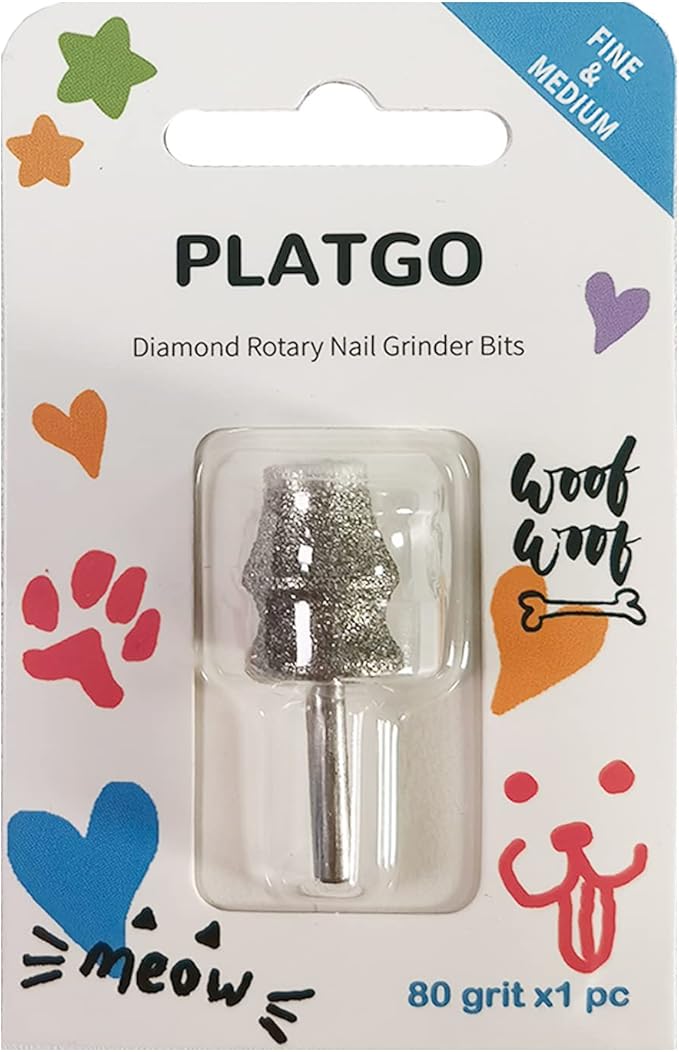 Diamond Nail Grinder Classic B, Diamond Dremel Dog Nail Grinder Attachment, Dogs&Pets Nail Care, 1/8'' Pet Nail Grinder Wheel Work with Dremel Sanding Drums for Animals Nail Care & Home Grinder Tools