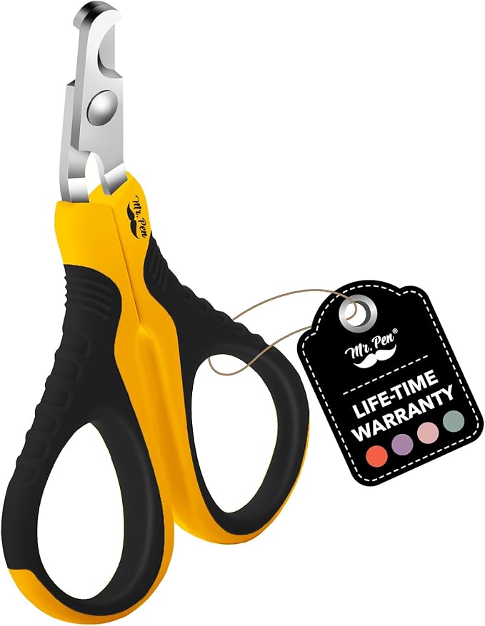 Mr. Pen Cat Nail Trimmer - Cat & Dog Nail Clippers, Claw Trimmer - Orange/Black