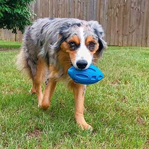 EASTBLUE Dog Toys for Aggressive Chewers, Indestructible Squeaky Football