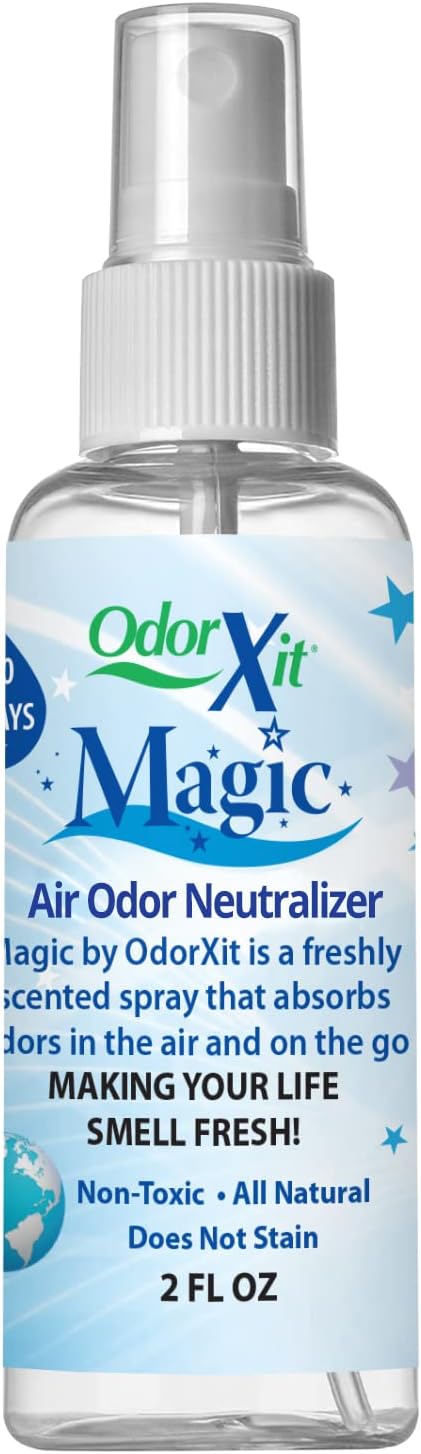 Magic Air Odor Neutralizer Spray, Powerful Dog & Cat Urine Odor Neutralizer, Safe Air Refresher for Home, Safe Odor Absorber for Pet, Closet & Any Strong Odor Remover, 2oz