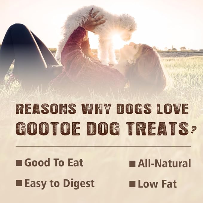 Gootoe Chicken Dog Treats – Chicken Sticks with Sweet Potato 1.5 lb – All Natural, Grain-Free, Low Fat, Premium Training Chews, Healthy & Easily Digestible