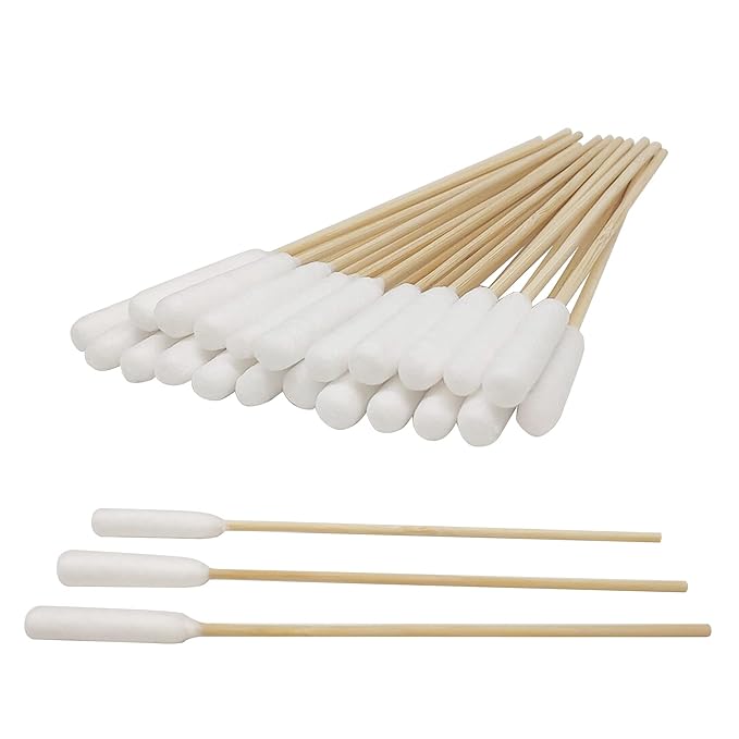 6 Inch Long Cotton Swabs of Medium and Large Pets Ears Cleaning or Makeup 400pcs