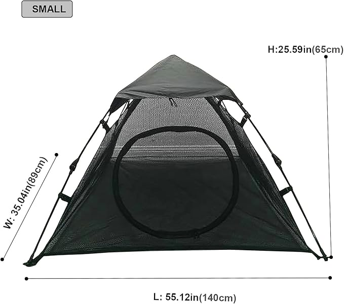 Portable Large Pop Up Pet Cat Tents Enclosures House for Outside Patio Indoor for Cat Puppy Rabbit Small Animals,Quick Opened,Independent or can be Connected to Tunnels