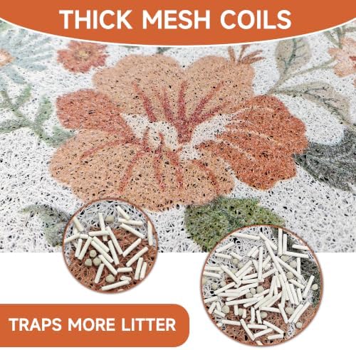 Cat Litter Mat, Traps 100% Litter