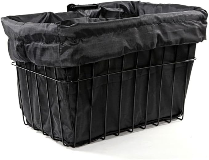 Cruiser Candy Bike Basket Liner Waterproof, Universal Fit for Most Bike Baskets, Stylish 2in1Tote, Bike Basket Cover, EBiKE Front Wire Or Wicker Bike Baskets Fits Up to 15x12x10