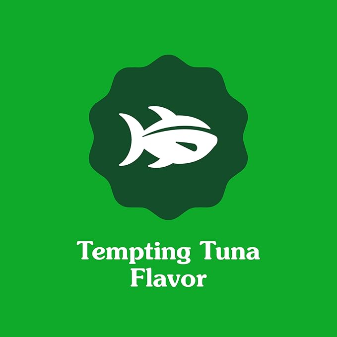 Greenies Feline Dental Cat Treats, Tempting Tuna Flavor, 21 oz. Tub