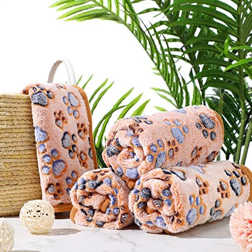 Tatuo 4 Pack Fleece Dog Blanket