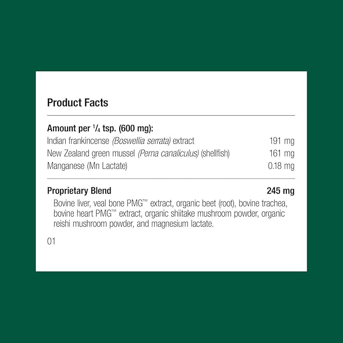 Standard Process Canine Musculoskeletal Support - Bone & Joint Health Formula for Pets - Canine Musculoskeletal Support Supplement - Supplement for Dogs to Aid Joint Comfort & Muscle Health - 30 g