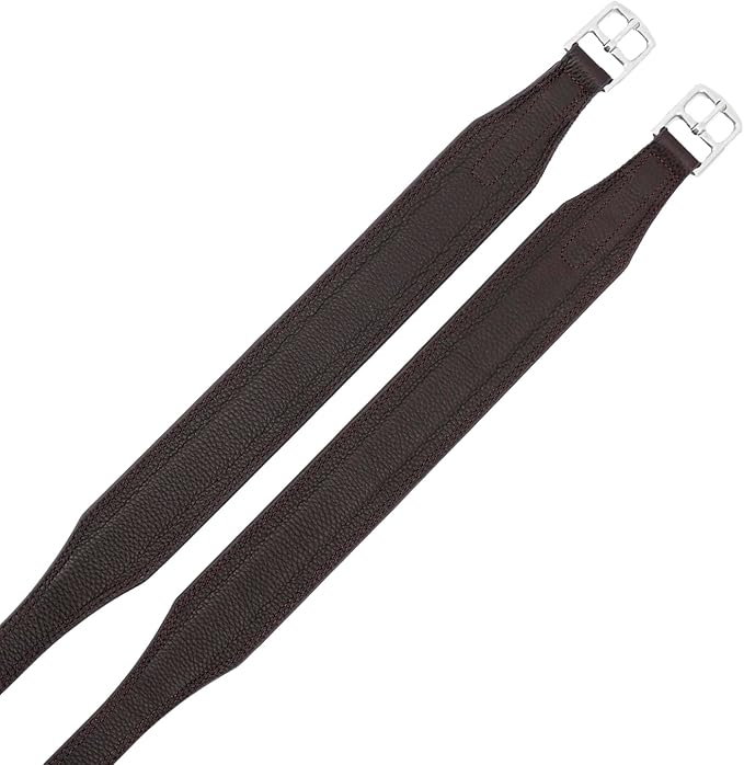 Jeereal Stability Stirrup Leathers for English Saddle Wide Body English Stirrup Leathers for Equestrian Riding
