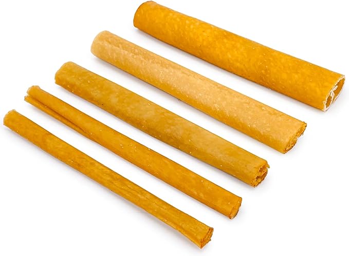 ValueBull USA Pig Skin Retriever Rolls, 6 Inch, Smoked, 100 Count Bulk Pack - Premium USA Pork Hide Dog Chews, One-Piece, Easy Digestion, High Protein
