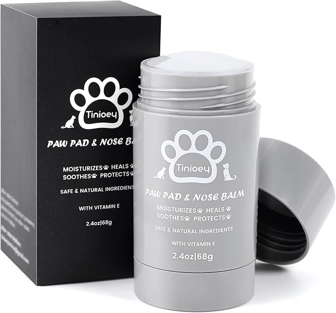 Cat Dog Paw Pad Balm Stick (2.4 oz) | Natural Lick Safe Dog Paw Blam Protector, Soother & Moisturizer for Cracked Dry & Damaged Paws, Nose & Elbows | Snout Soother for Dogs