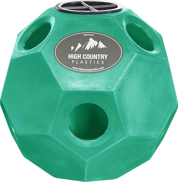 High Country Plastics Hay Play Ball Green