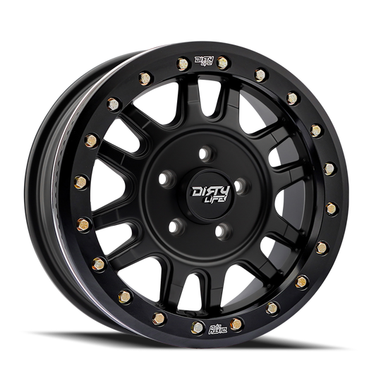 Dirty Life 9309R Canyon Pro 15x7 5x114.3 38mm Offset/ 77mm Hub Matte Black - Beadlock