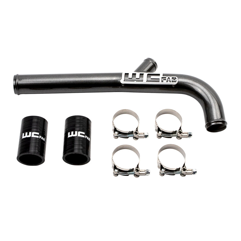 Wehrli 13-15 Dodge Cummins 6.7L w/Dual Radiator Upper Coolant Pipe - Flat Black