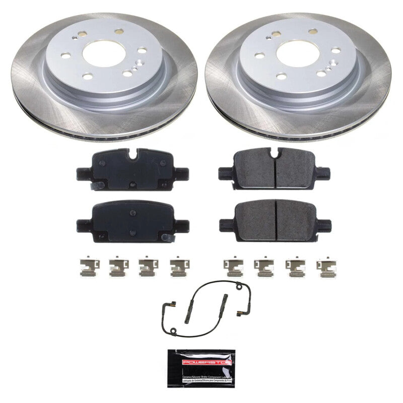 Power Stop 21-23 GMC Yukon XL Rear Semi-Coated Rotor Kit