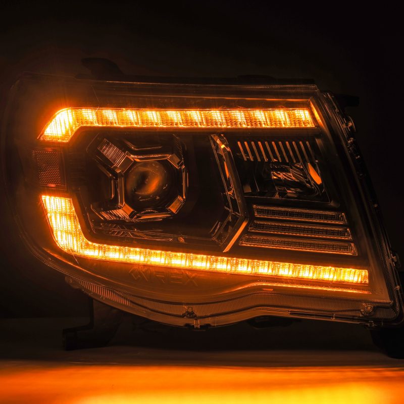 AlphaRex 05-11 Toyota Tacoma LUXX-Series LED Projector Headlights Chrome