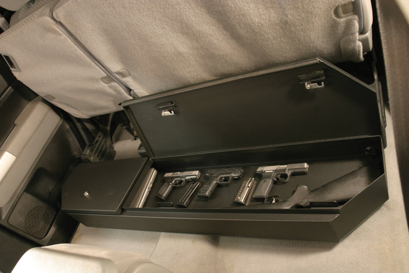 Tuffy 07-21 Toyota Tundra Double Cab Underseat Lockbox W/ Combo Lock