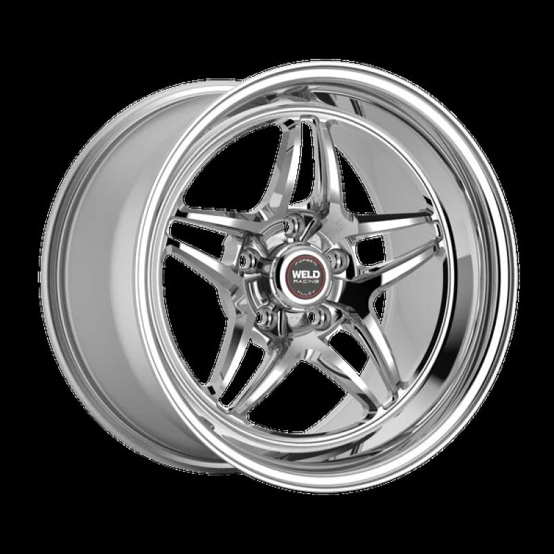 Weld S81 18x9 / 5x115 BP / 6.1in BS Polished Wheel (High Pad) - Non-Beadlock
