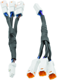 Kuryakyn 3-Pin Y-Connectors For Tracer Lights (Pair)
