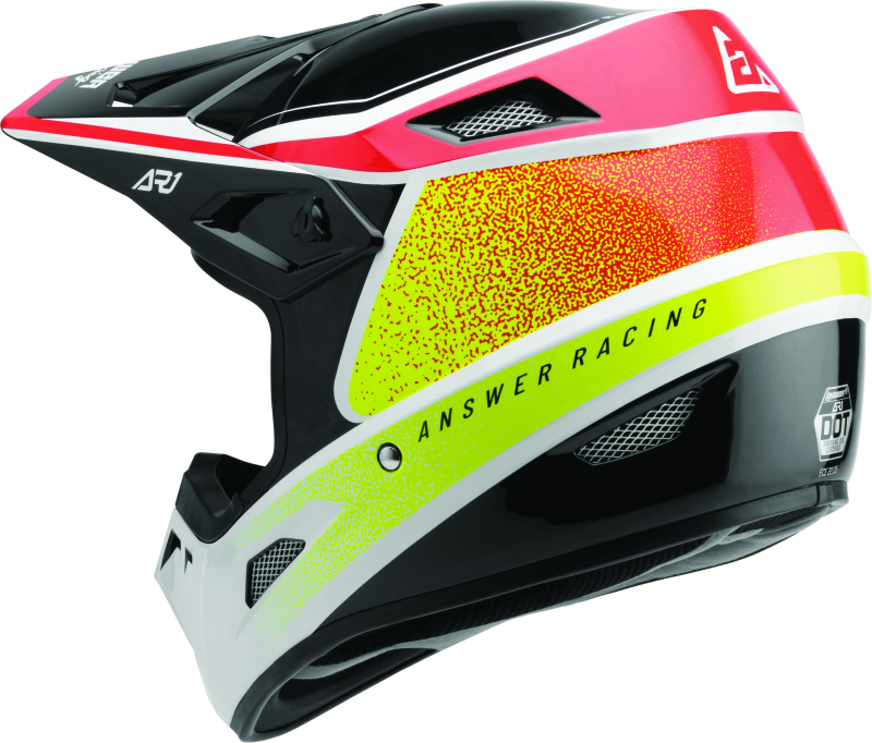 Answer AR1 Vivid Helmet Red/Hyper Acid - XS