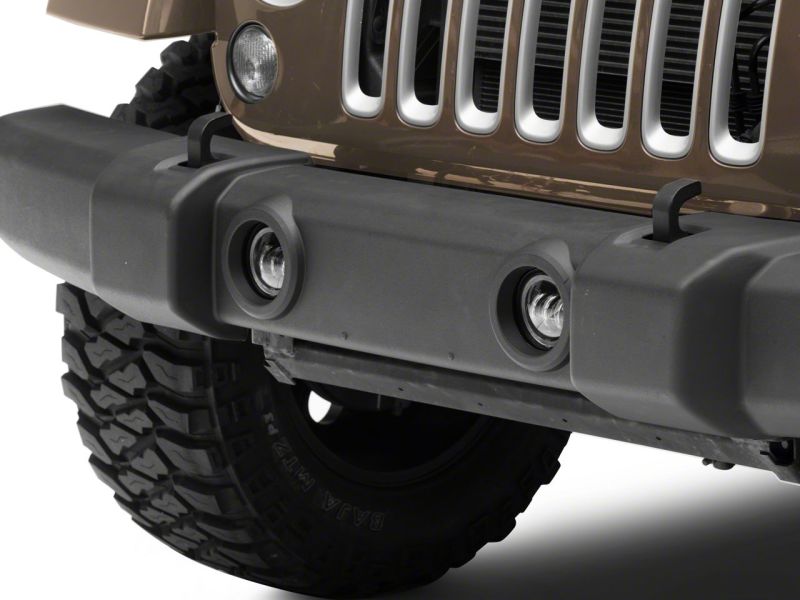 Raxiom 07-18 Jeep Wrangler JK Axial Series 4-In LED Fog Lights w/ Halo