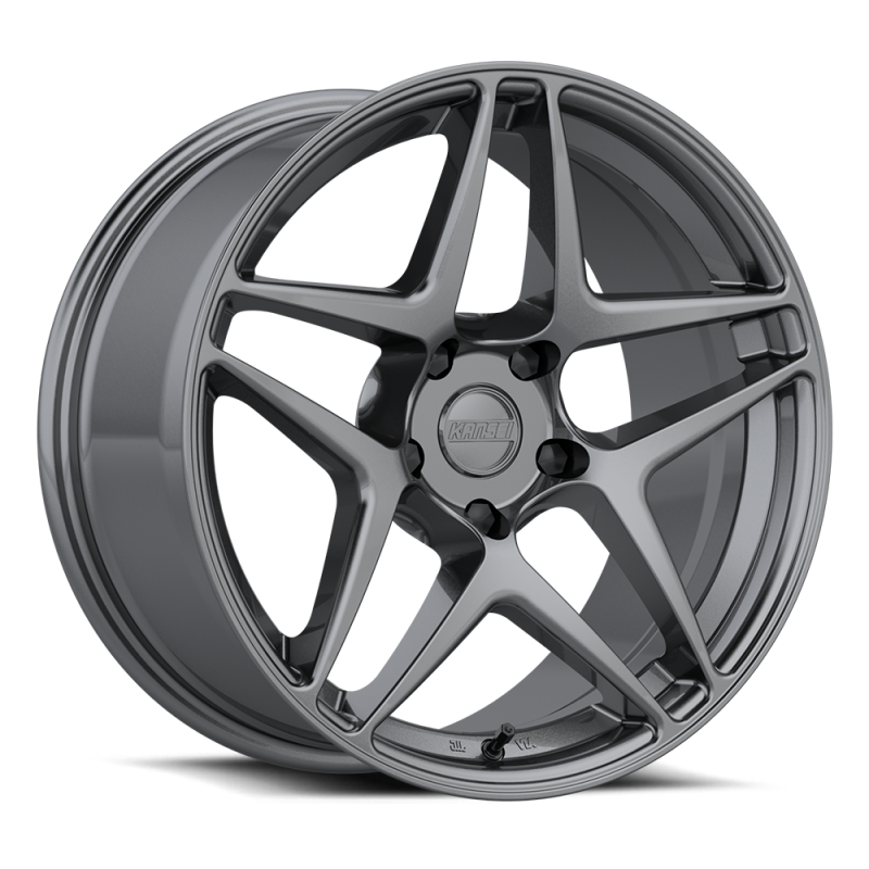 Kansei K15G Astro 19x9.5in / 5x114.3 BP / 35mm Offset / 73.1mm Bore - Gunmetal Wheel
