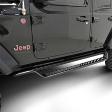 Load image into Gallery viewer, Westin 18-26 Jeep Wrangler 4dr Outlaw Drop Running Boards - Tex. Blk