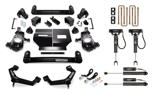 Cognito 2020+ GM 2500/3500 2WD/4WD 4in Performance Lift Kit w/ Cognito 2.0 RR Shocks & SM Series UCA