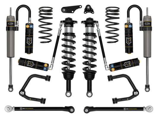 ICON 2024 Toyota Tacoma 1.25-3in Stage 9 Suspension System - Tubular (w/ Triple Rate Spring)