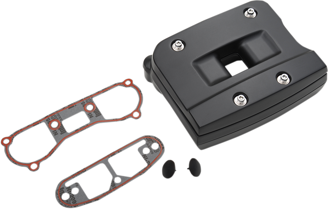 DRAG SPECIALTIES Rocker Box for Evo Big Twin - Part Number 037006, Black Finish