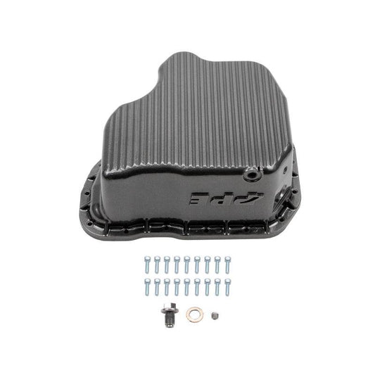 Wehrli 11-16 GM Duramax WCFab X PPE High Capacity Aluminum Oil Pan - Candy Teal