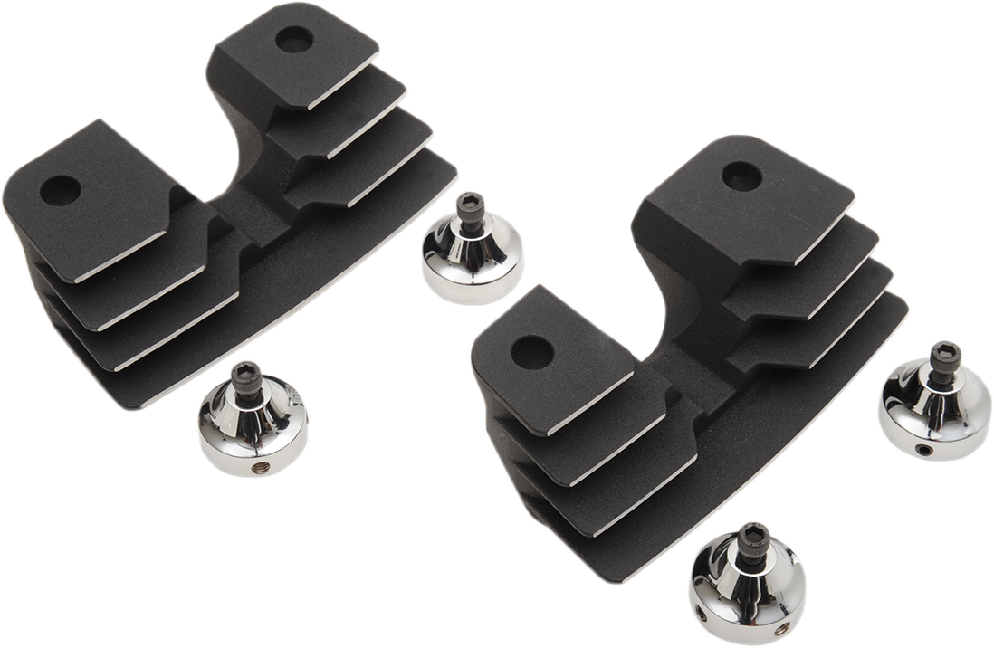 DRAG SPECIALTIES Spark Plug Cover for Twin Cam - Wrinkle Black (Part #63422)