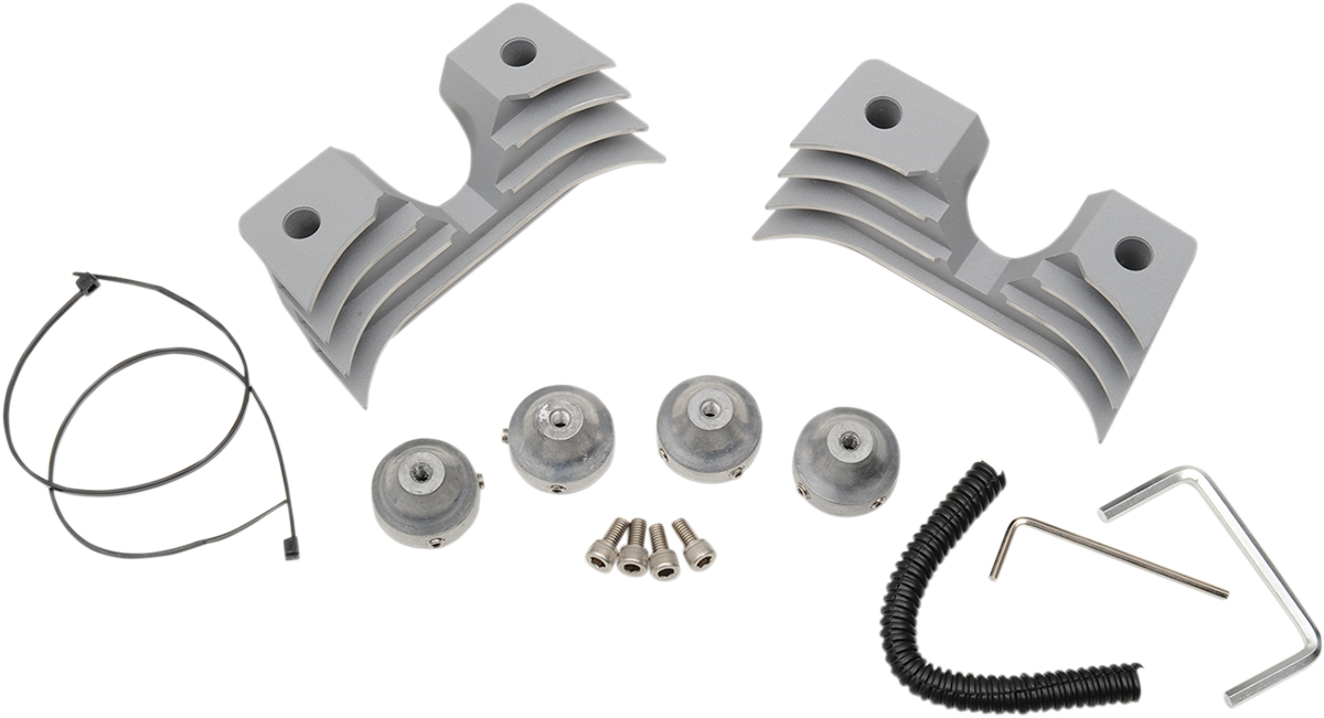 Drag Specialties Spark Plug Cover Silver for Harley Sportster 63425