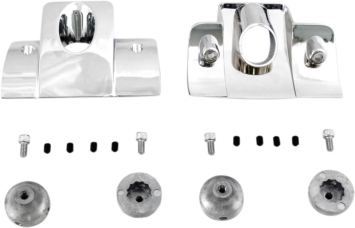 DRAG SPECIALTIES Chrome Spark Plug Cover Kit for Harley-Davidson Sportster 63427