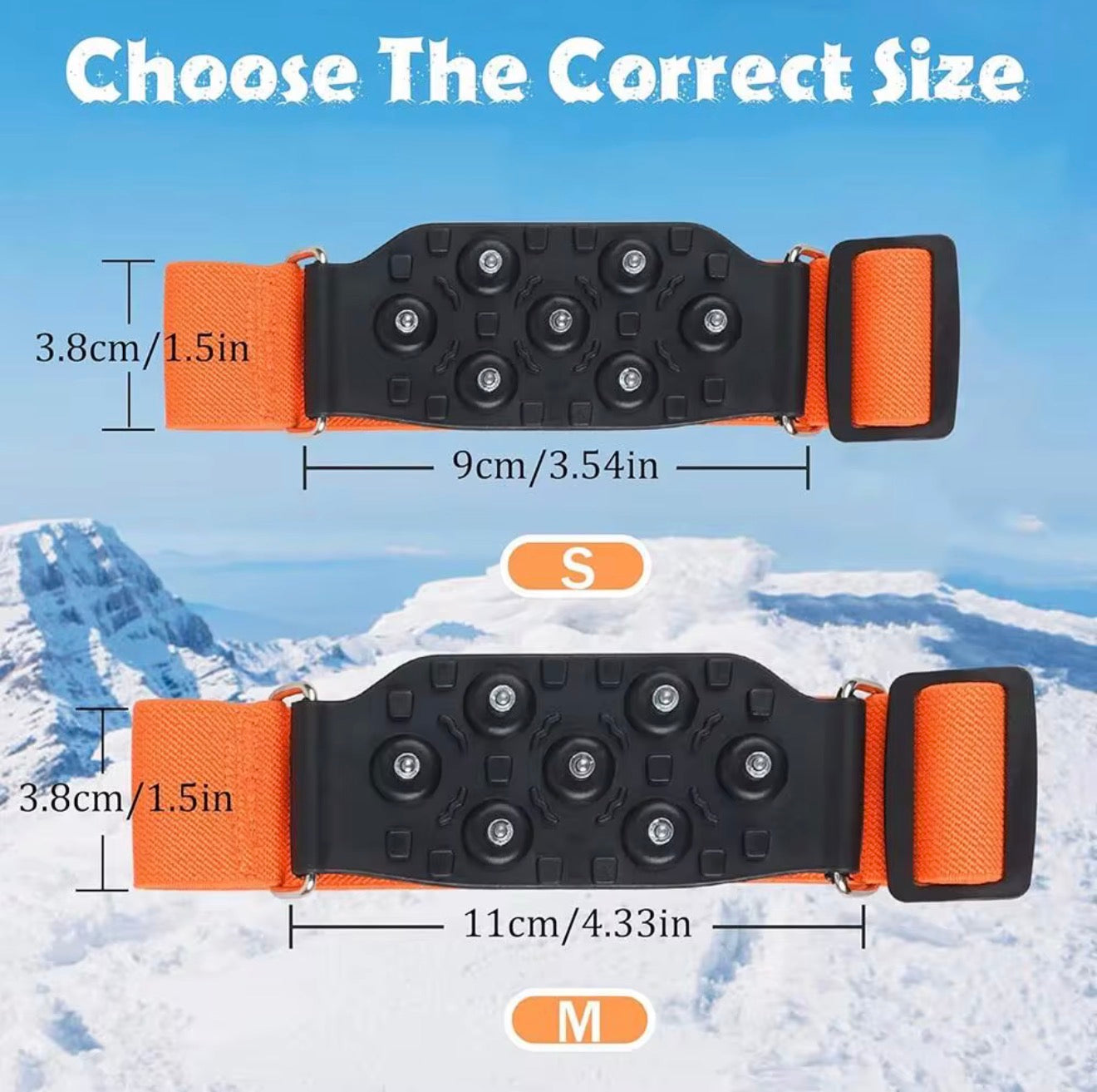 Alpenglow IceMaster Universal Traction Cleats