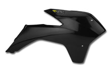 Load image into Gallery viewer, Cycra 13-15 KTM 125 SX Powerflow Radiator Shrouds - Black