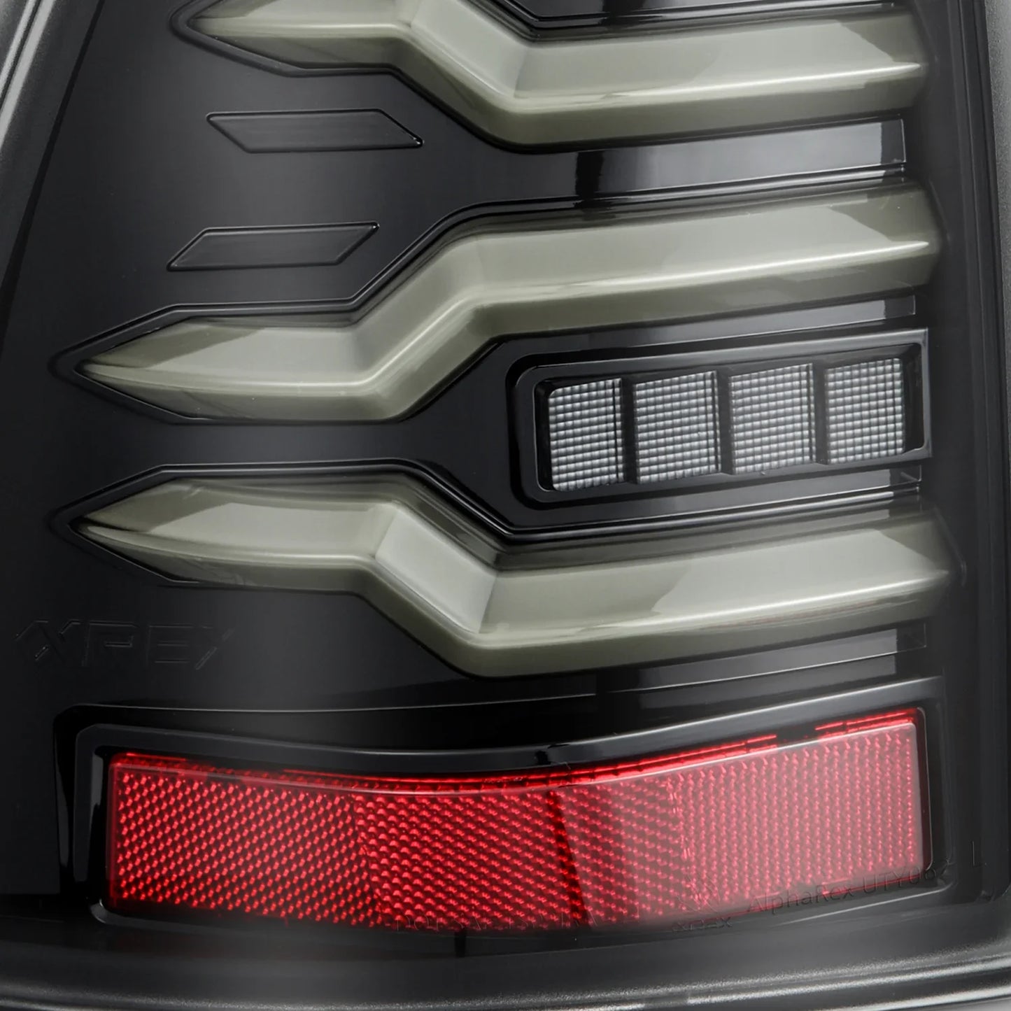 AlphaRex 03-09 Toyota 4Runner LUXX-Series LED Tail Lights Alpha-Black