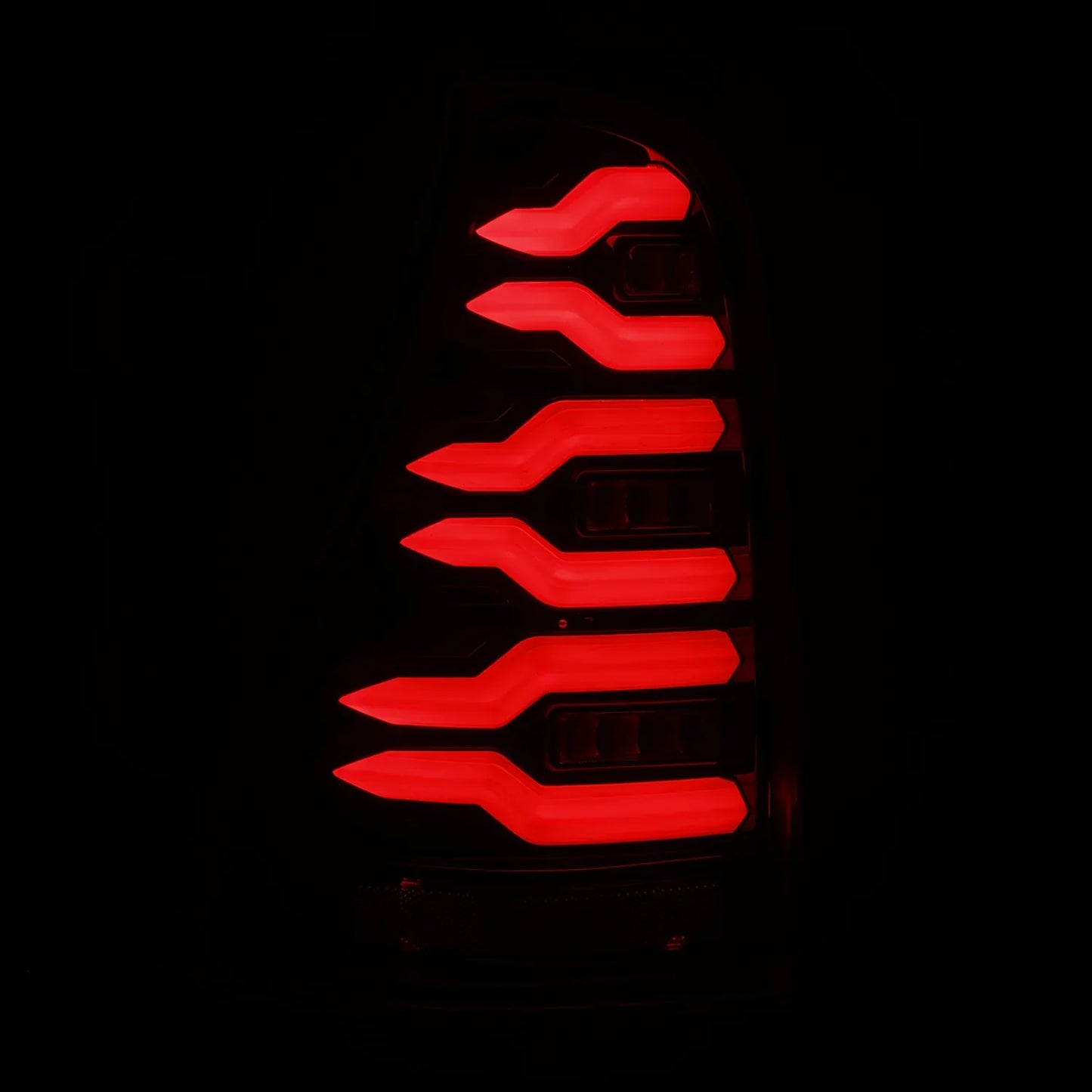 AlphaRex 03-09 Toyota 4Runner LUXX-Series LED Tail Lights Black Red