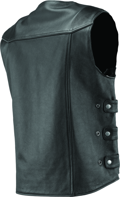 Kuryakyn Leather By River Road Plains Leather Vest Black - Small