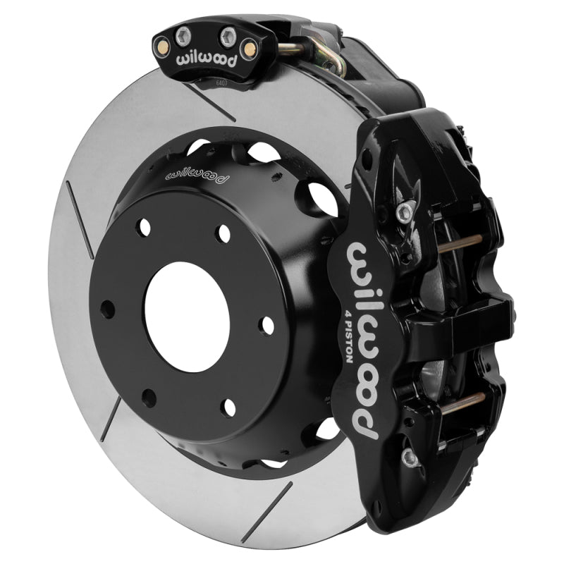 Wilwood kit rear EPB AERO4 big ford new style 2.50 offset 14.00 rotor GT 6 lug