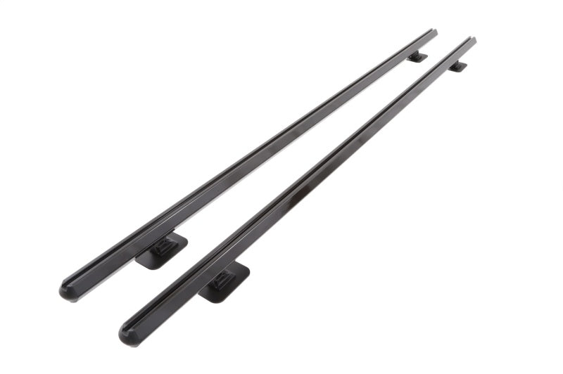 Deezee 14-23 Chevrolet Silverado Hex Series Side Rails - Gloss Black 6 1/2Ft Bed