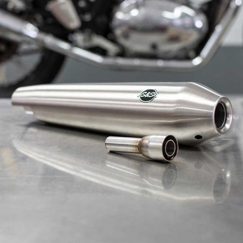 S&S Cycle Royal Enfield 650 Twins Stainless Muffler
