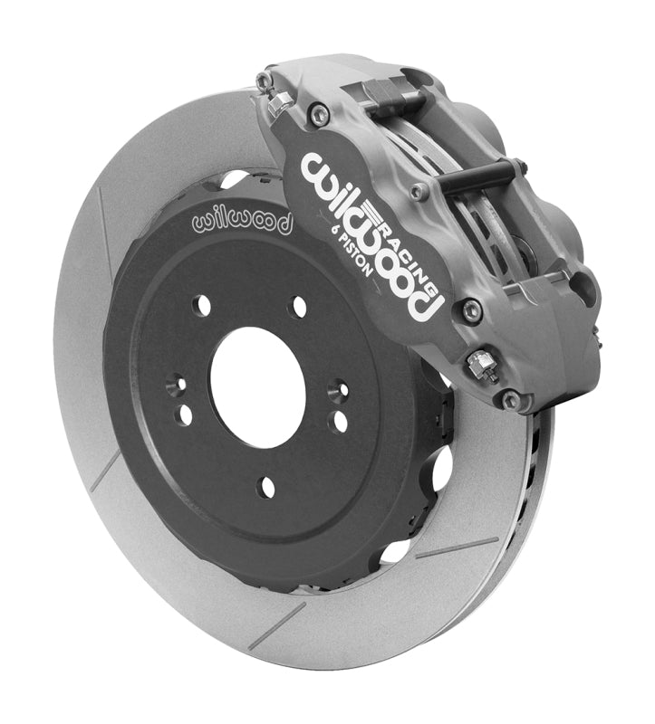 Wilwood kit front FNSL6R hyundai veloster 2019 road race 13.06 rotor W/LINES