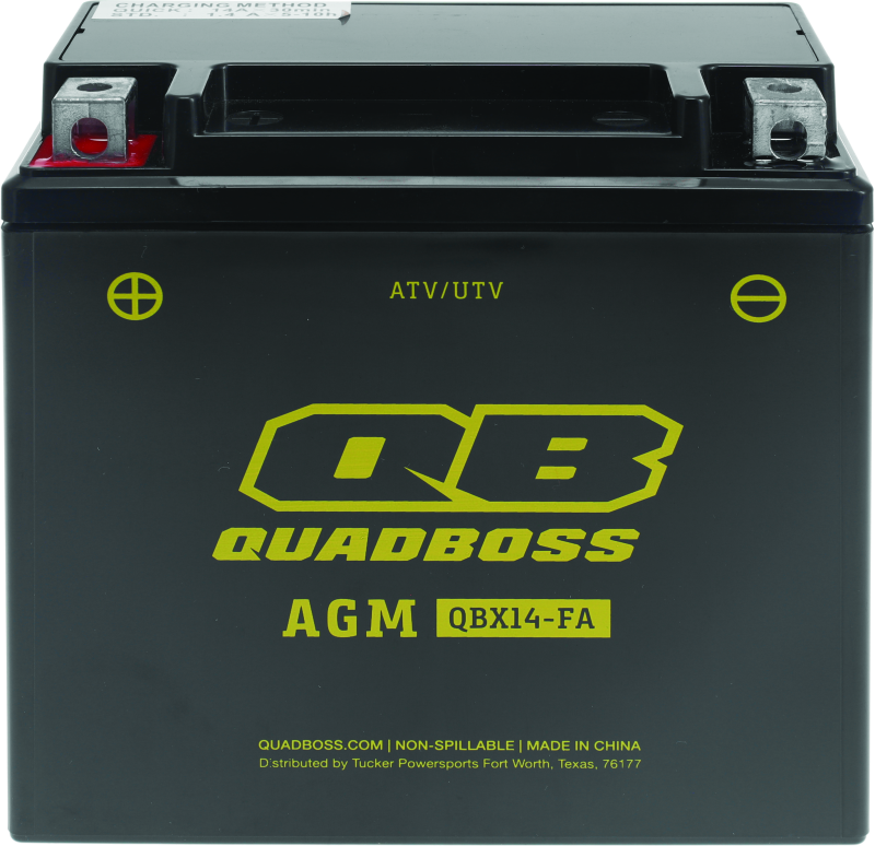 QuadBoss Maintenance-Free AGM Battery QBX14-FA