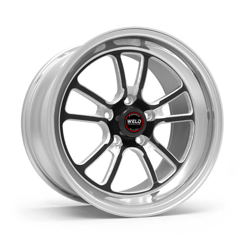 Weld S70 RT-S 17x7in / 5x120 BP / 4.2in. BS - Black Center - Polished Shell Wheel